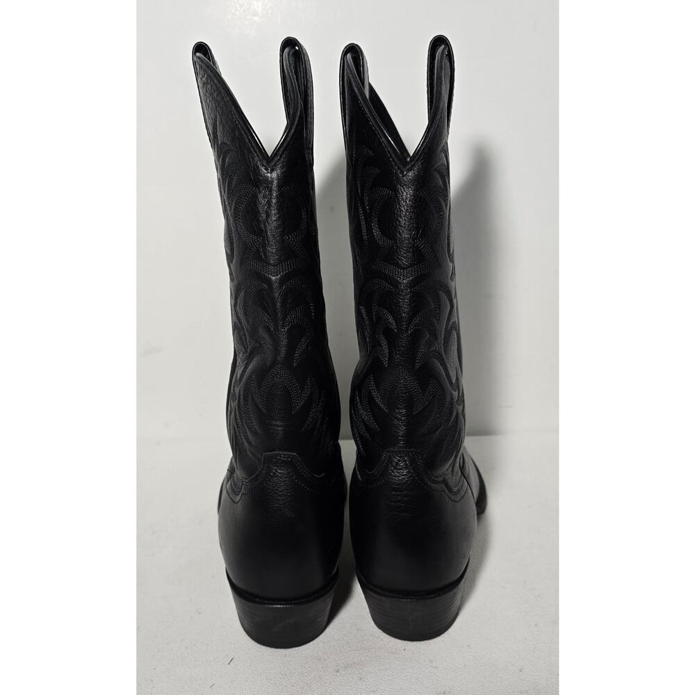 Ariat Heritage Men's Western R-Toe Black Leather Cowboy Boots Size 12 D - Picture 9 of 13